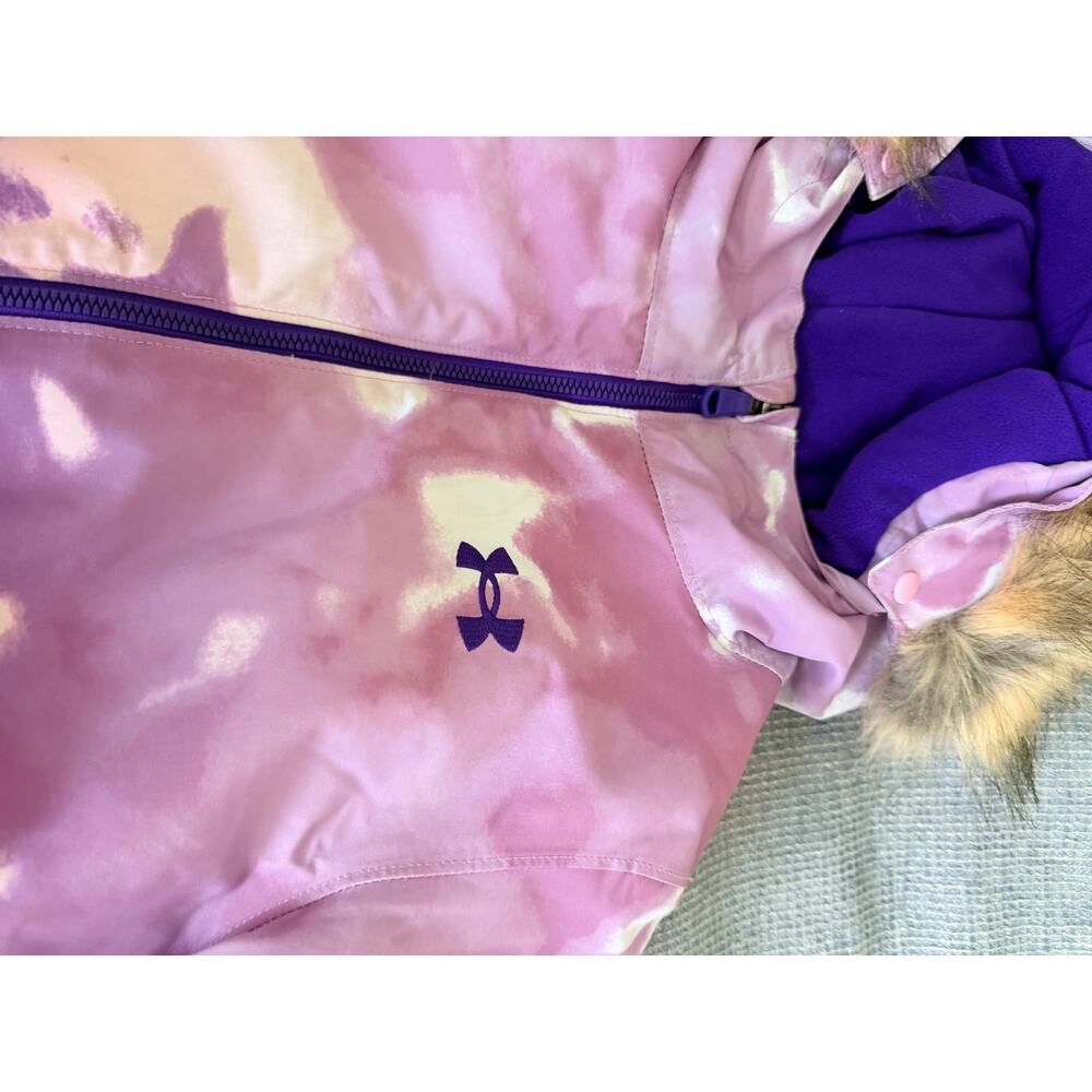 Under Armour Girls ColdGear Infrared Ombre Winter Jacket - Picture 3 of 11